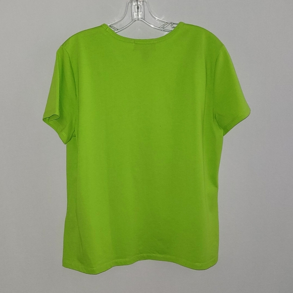 Lauren Ralph Lauren Active Silver Embroidered Logo 100% Cotton Tshirt NEW - Picture 8 of 8